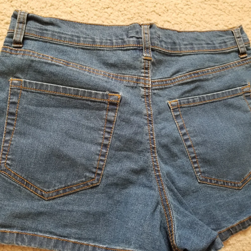 Blue Denim Shorts